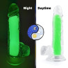 ClearlyHorny Gode phosphorescent Color Glow 15 x 4.5cm Vert